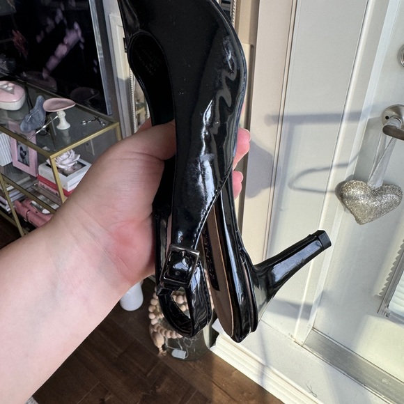 Nine West Slingback Point Toe Heels SZ 8.5 - Picture 4 of 7